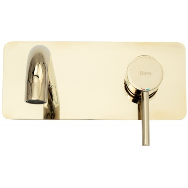 Смеситель для раковины скрытого монтажа REA Viva gold (REA-B6251) Смеситель для раковины скрытого монтажа REA Viva gold (REA-B6251)