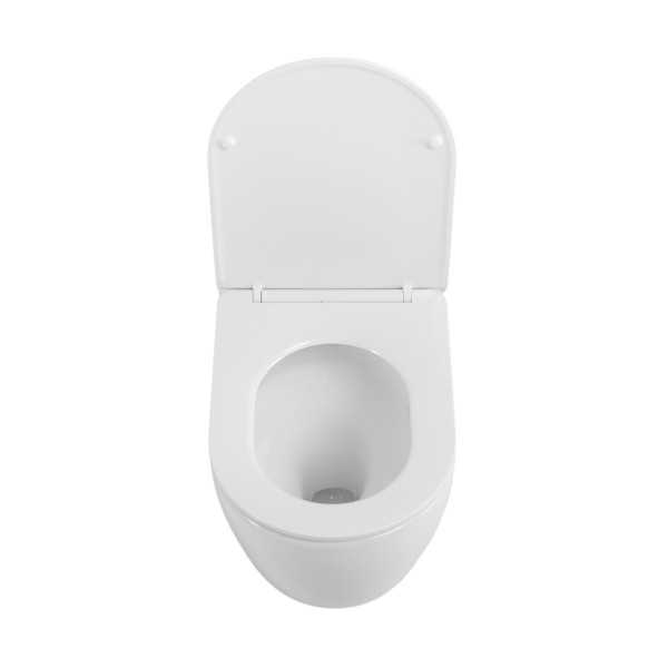 Унитаз приставной BelBagno Сфера-Р безободковый с сиденьем soft close белый (BB2141CB-TOR/SC) Унитаз приставной BelBagno Сфера-Р безободковый с сиденьем soft close белый (BB2141CB-TOR/SC)