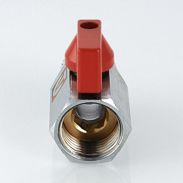 Кран 1/2" ВН шаровый Valtec MINI (красная ручка) VT.331.N.04 Кран 1/2" ВН шаровый Valtec MINI (красная ручка) VT.331.N.04