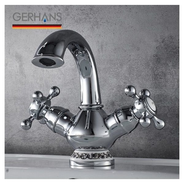 Смеситель для раковины Gerhans хром (K11001)