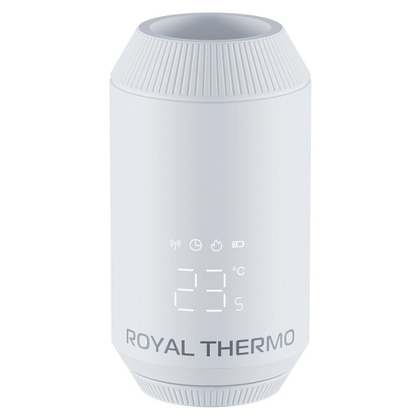 Головка термостатическая М30х1,5 Royal Thermo Smart Heat 2.0 электронная (белая) (RATESH23015WH) Головка термостатическая М30х1,5 Royal Thermo Smart Heat 2.0 электронная (белая) (RATESH23015WH)