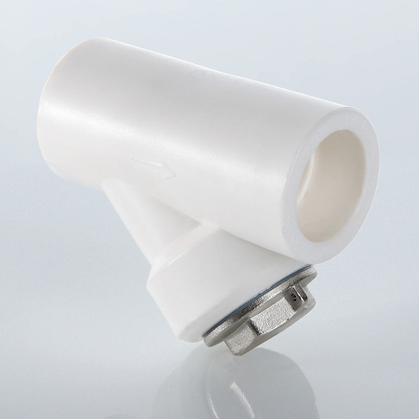 Фильтр косой PP-R 32 мм ВВ VALTEC (белый) VTp.786.0.032 Фильтр косой PP-R 32 мм ВВ VALTEC (белый) VTp.786.0.032