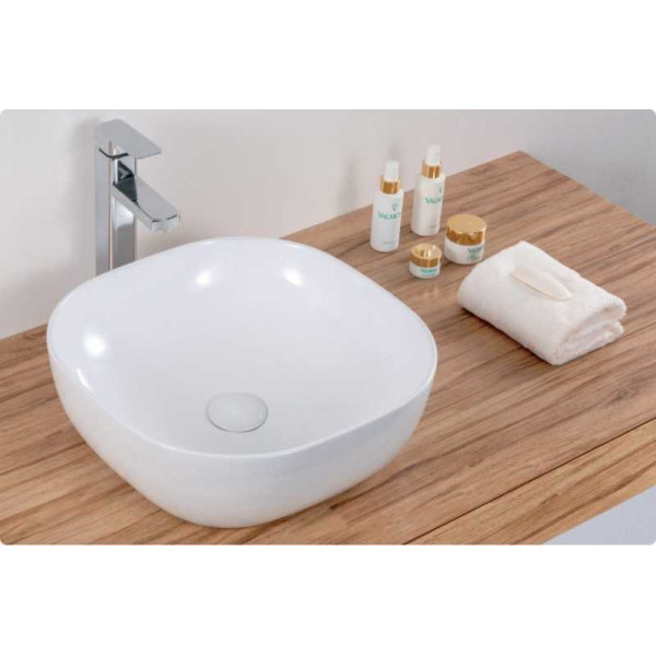 Раковина накладная BelBagno белая (BB1301) Раковина накладная BelBagno белая (BB1301)