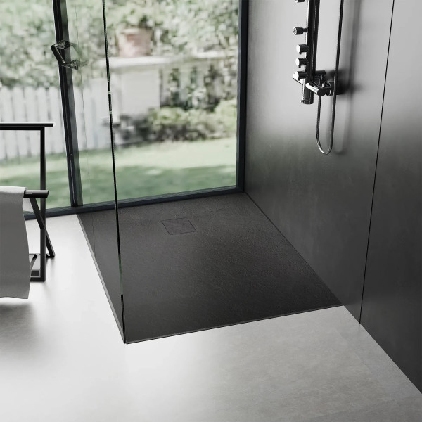 Душевой поддон REA Magnum black 90x90 черный (REA-K)