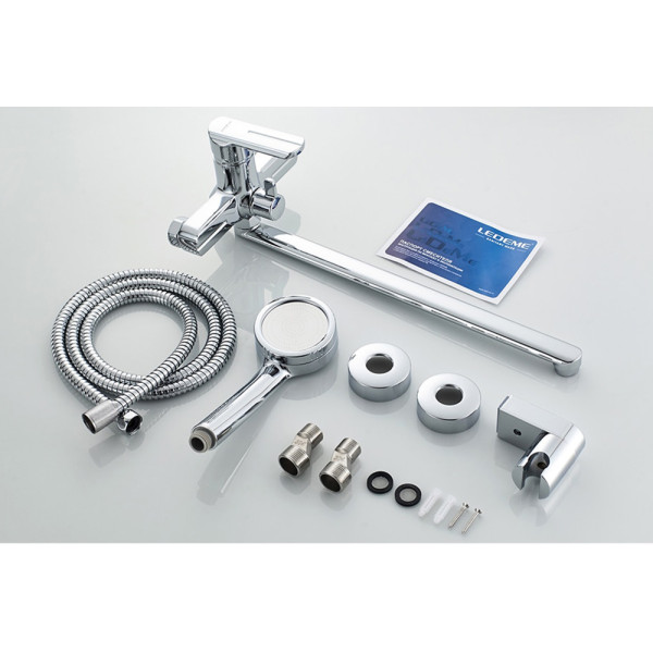 Смеситель для ванны и душа Ledeme с душевым гарнитуром (L2266) Смеситель для ванны и душа Ledeme с душевым гарнитуром (L2266)