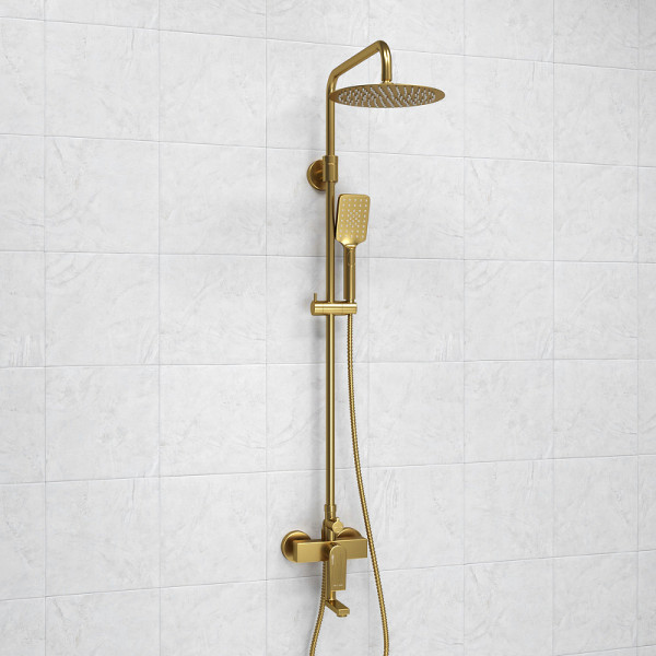 Душевая система WasserKRAFT золотой (A155.259.201.BG)