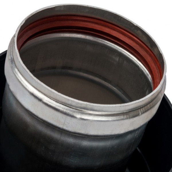 Элемент дымохода манжета для перехода с DN 80 на финальный вертикальный участок DN 80/125 SCA-0080-080125 Элемент дымохода манжета для перехода с DN 80 на финальный вертикальный участок DN 80/125 SCA-0080-080125