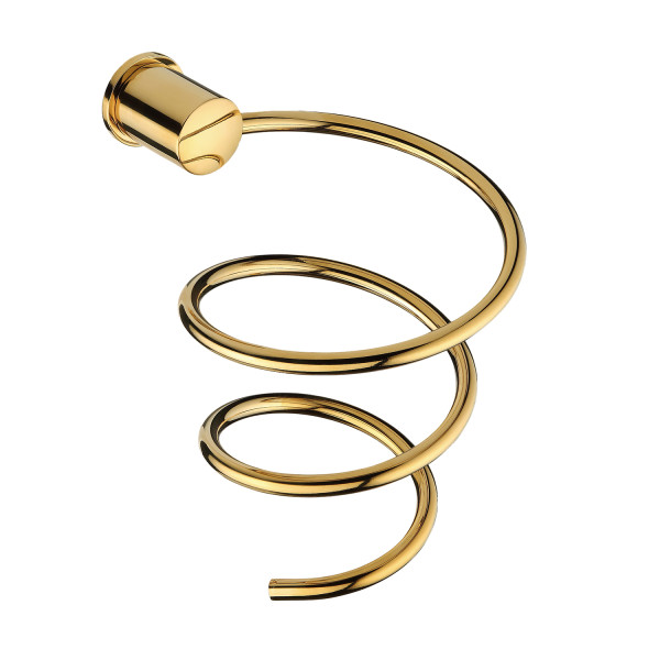 Держатель для фена WasserKRAFT золото глянцевое (K-1080PG)