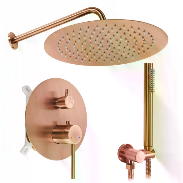 Душевая система Rea Foss/Clif + BOX Copper mat (REA-P5649) Душевая система Rea Foss/Clif + BOX Copper mat (REA-P5649)
