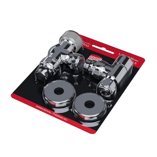 Комплект термостатический осевой 1/2"х15 мм Royal Thermo Design Pro М30х1,5 (Хром) (RATVXO11215CH) Комплект термостатический осевой 1/2"х15 мм Royal Thermo Design Pro М30х1,5 (Хром) (RATVXO11215CH)
