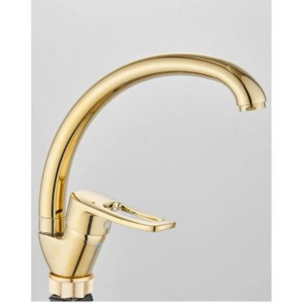 Смеситель для кухни Potato с высоким изливом, золото (P59150-4N) Смеситель для кухни Potato с высоким изливом, золото (P59150-4N)