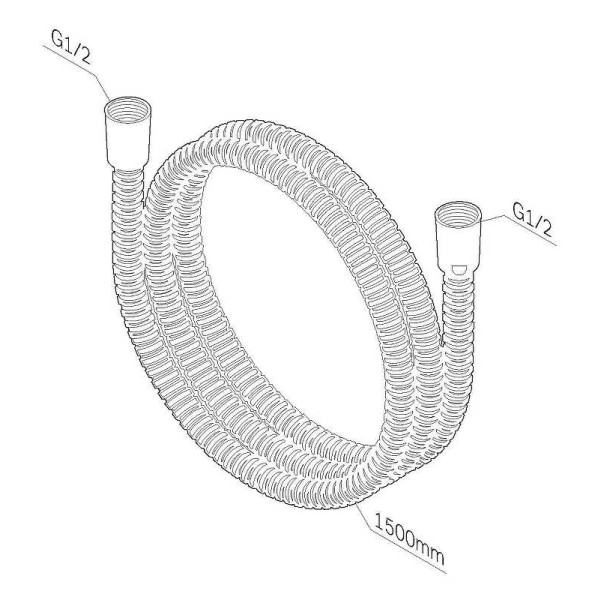 Шланг для душа AM.PM 1500 мм (F0415300) Шланг для душа AM.PM 1500 мм (F0415300)