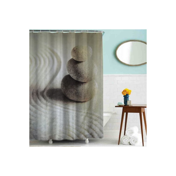 Шторка для ванны текстильная Melodia 180х200 см Просветление (MZ-78) Шторка для ванны текстильная Melodia 180х200 см Просветление (MZ-78)