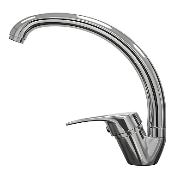 Смеситель для кухни L4127 хром, высокий излив Ligeya (L4127 Ligeya)