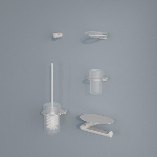 Ерш матовое стекло нержавеющая сталь NOA белый матовый Iddis (NOAWTG0i47)