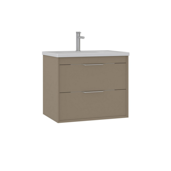 Тумба подвесная Orka Clay 650x500x520 с раковиной sahra (5004381)