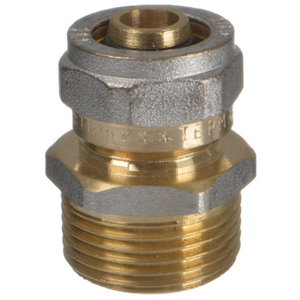 Соединение прямое 16*3/4"Н TeRma (обжим) (01013) Соединение прямое 16*3/4"Н TeRma (обжим) (01013)