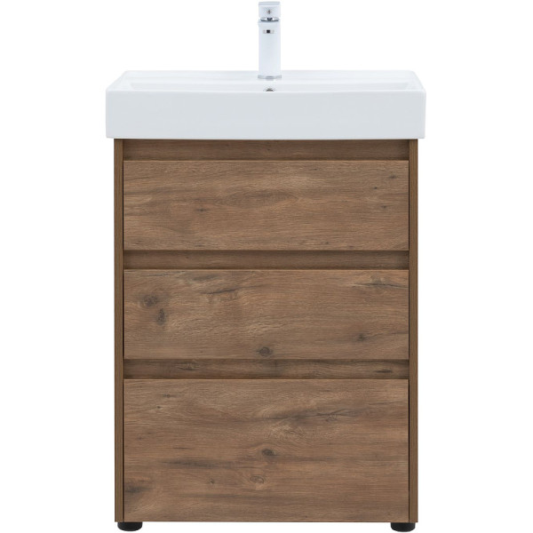 Тумба напольная Aquanet Nova Lite 60 дуб рустикальный (3 ящика) (00302471) Тумба напольная Aquanet Nova Lite 60 дуб рустикальный (3 ящика) (00302471)
