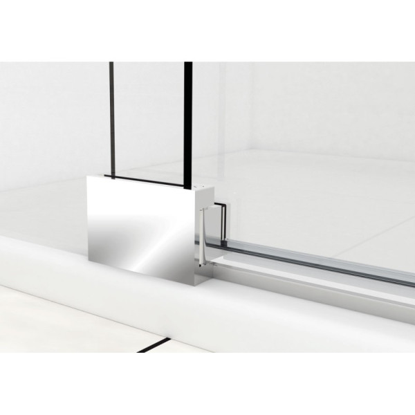 Душевая дверь Vincea Extra VDP-1E 800/900х2000 стекло прозрачное, профиль хром (VDP-1E8090CL)