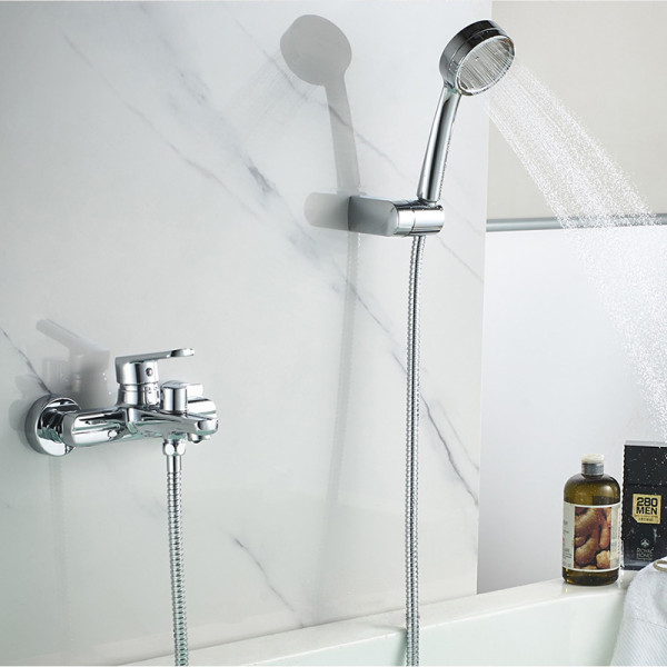 Смеситель для ванны и душа Ledeme с душевым гарнитуром (L3266)