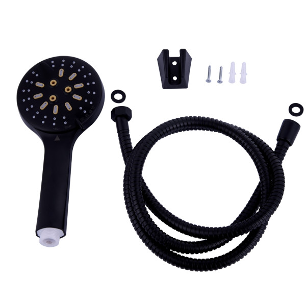 Душевая гарнитура Fashun круглая чёрный (A015-7)