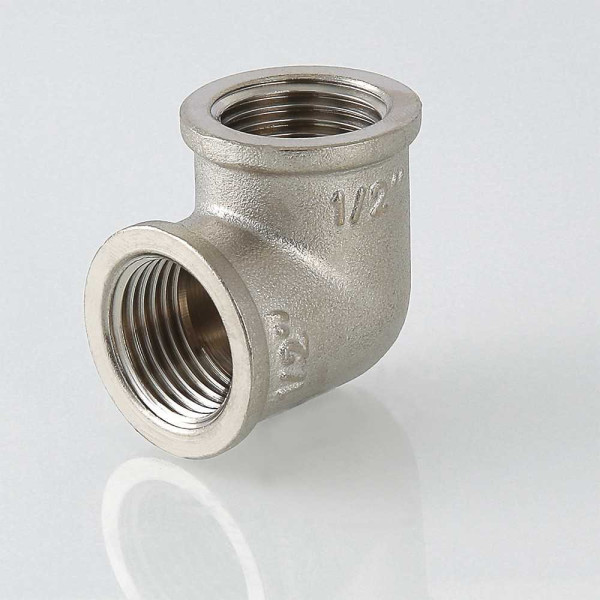 Угольник 1/2" ВВ Valtec (никель) (VTr.090.N.0004) Угольник 1/2" ВВ Valtec (никель) (VTr.090.N.0004)