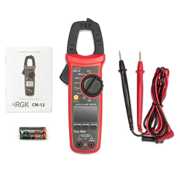 Клещи токовые RGK CM-12 (776479)