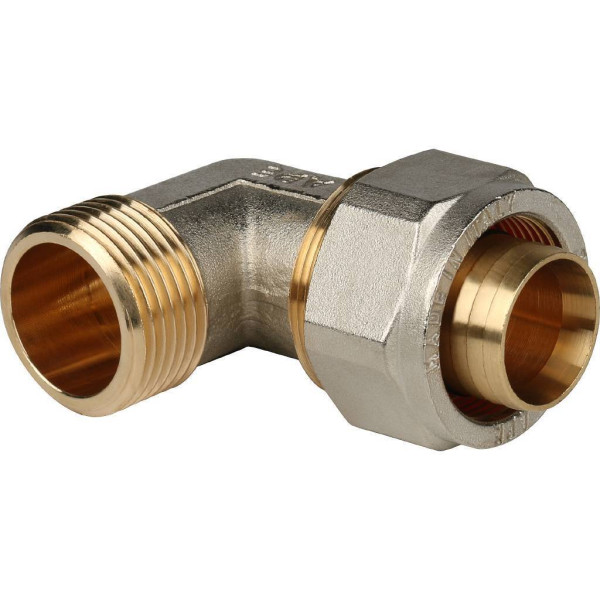 Соединение угловое 32x1"Н Stout (обжим) (SFS-0006-000132)