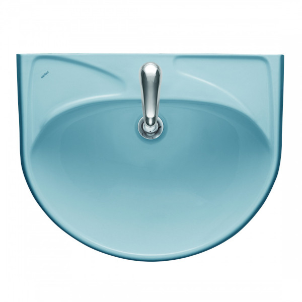 Раковина подвесная Santeri Вест голубая 57,5x47x21,4 голубая (1.3111.8.S06.11B.0)