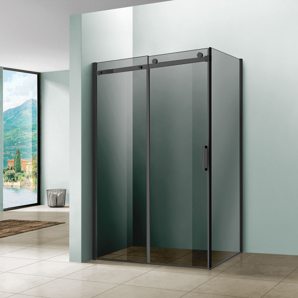 Душевой уголок Vincea Como VSR-1C 1200х900х1950 стекло тонированное, профиль черный (VSR-1C9012CGB) Душевой уголок Vincea Como VSR-1C 1200х900х1950 стекло тонированное, профиль черный (VSR-1C9012CGB)