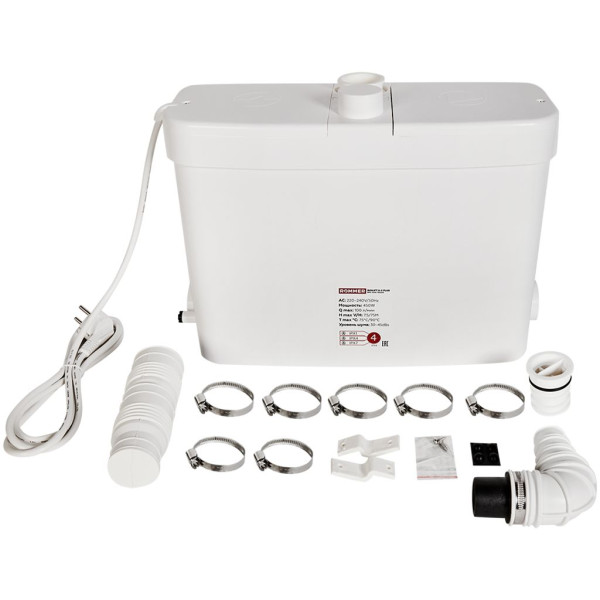 Канализационная насосная установка Biolift S-3 PLUS 3*40 мм (450 Вт, без реж. мех.) Rommer (RPD-0010-100500) Канализационная насосная установка Biolift S-3 PLUS 3*40 мм (450 Вт, без реж. мех.) Rommer (RPD-0010-100500)