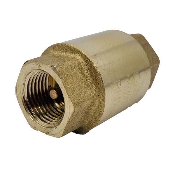Клапан обратный вертикальный Tiemme 1/2" с латунным седлом (3500030) Клапан обратный вертикальный Tiemme 1/2" с латунным седлом (3500030)