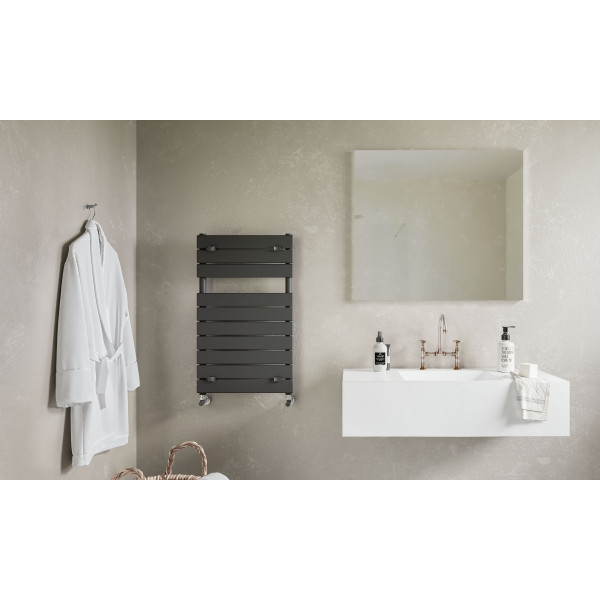 Полотенцесушитель водяной Lazzarini Palermo 1213x500 антрацит, прямой (386976) Полотенцесушитель водяной Lazzarini Palermo 1213x500 антрацит, прямой (386976)