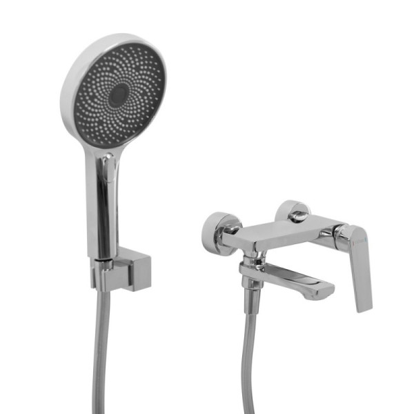 Смеситель для ванны и душа Cezares Comfort хром глянцевый (COMFORT-VD-01)