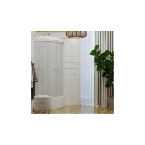 Душевая кабина Triton Стандарт В 90х90 стекло лён ДН4