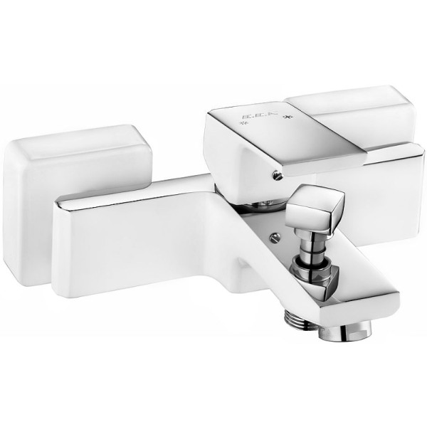 Смеситель для ванны и душа E.C.A. Tiera белый (104802469EX)