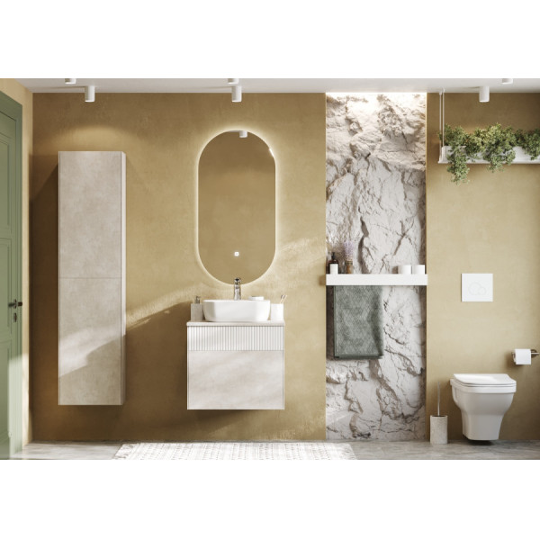 Тумба подвесная Aquaton Марбл 460x600x530 белый, слэйт (1.A276.1.01M.H4C.0) Тумба подвесная Aquaton Марбл 460x600x530 белый, слэйт (1.A276.1.01M.H4C.0)