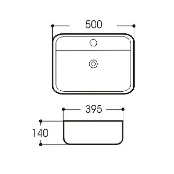 Раковина накладная Aquatek Вега 39,5x50 белая (AQ5506-00) Раковина накладная Aquatek Вега 39,5x50 белая (AQ5506-00)
