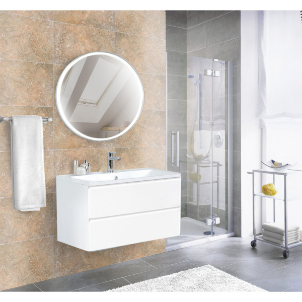 Тумба подвесная BelBagno Acqua 120 см Bianco Lucido (Acqua-1200-2C-SO-BL)