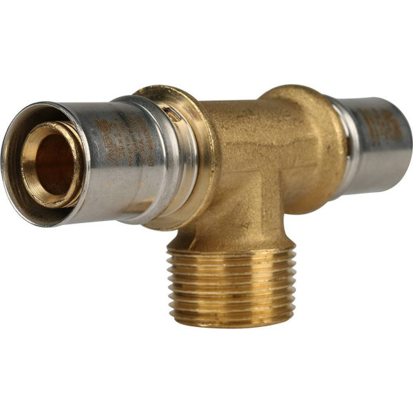 Тройник 20x3/4"Нx20 Stout (пресс) (SFP-0008-203420)