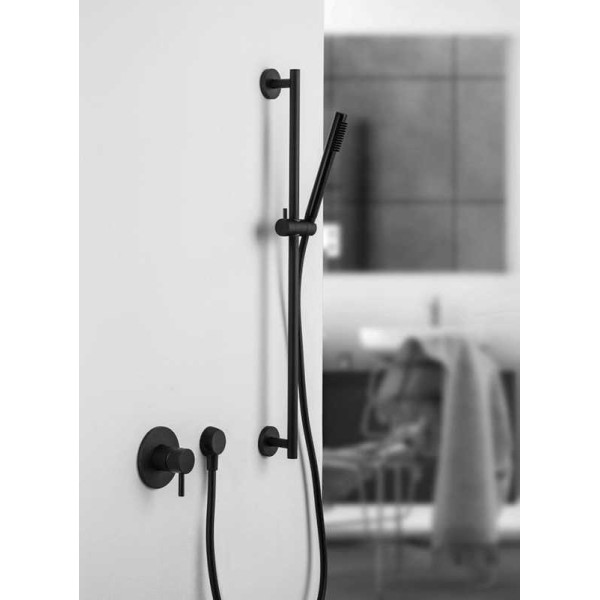 Шланговое подключение Paffoni Lusso черный (ZACC130NO)