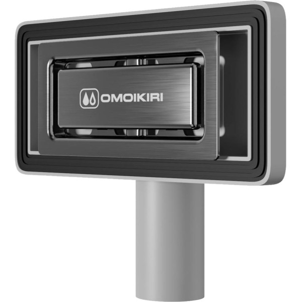 Универсальный перелив для моек Omoikiri OV-2-GM вороненая сталь (4956722)