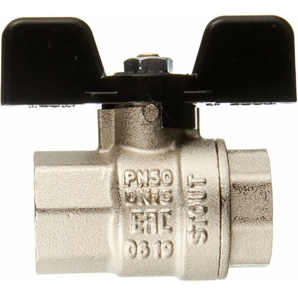 Кран 1/2" ВВ шаровый Stout ГОСТ (чёрная бабочка, полнопроходной) SVB-0002-200015 Кран 1/2" ВВ шаровый Stout ГОСТ (чёрная бабочка, полнопроходной) SVB-0002-200015