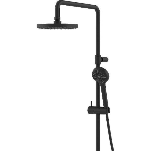 Душевая система Kludi Logo Dual Shower System с термостатом 3 режима черный матовый (6808239-00)