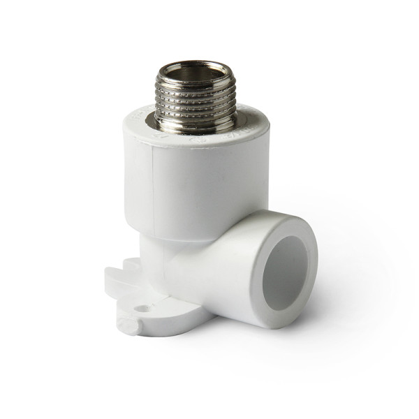 Водорозетка PP-R 20*1/2"Н "Pro Aqua" (латунь, белая) (PA28108P) Водорозетка PP-R 20*1/2"Н "Pro Aqua" (латунь, белая) (PA28108P)