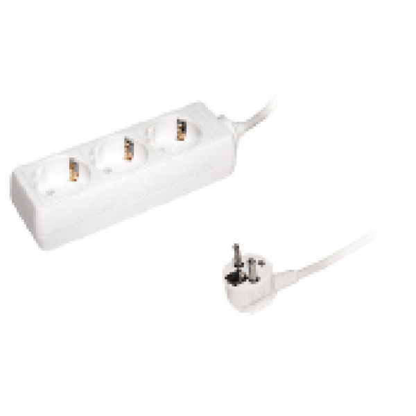 Удлинитель 3x5 м с заземлением (бытовой) Удлинитель 3x5 м с заземлением (бытовой)