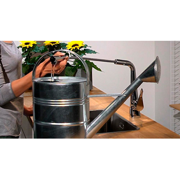 Смеситель для кухни Hansgrohe Metris с выдвижным изливом хром (14821800) Смеситель для кухни Hansgrohe Metris с выдвижным изливом хром (14821800)