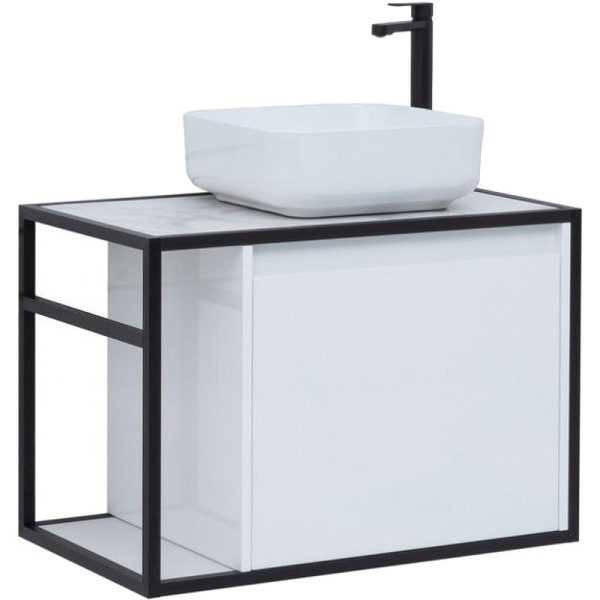 Тумба подвесная Aquanet Nova Lite Loft 75 R белый (00261649)