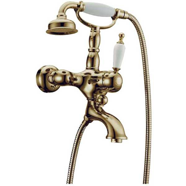 Смеситель для ванны и душа Boheme Medici Ripresa с душевым гарнитуром бронзовый (303) Смеситель для ванны и душа Boheme Medici Ripresa с душевым гарнитуром бронзовый (303)