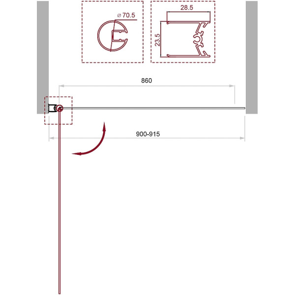 Душевая шторка на ванну BelBagno Uno 90x150 стекло прозрачное, профиль хром (UNO-V-1-90/150-C-Cr) Душевая шторка на ванну BelBagno Uno 90x150 стекло прозрачное, профиль хром (UNO-V-1-90/150-C-Cr)